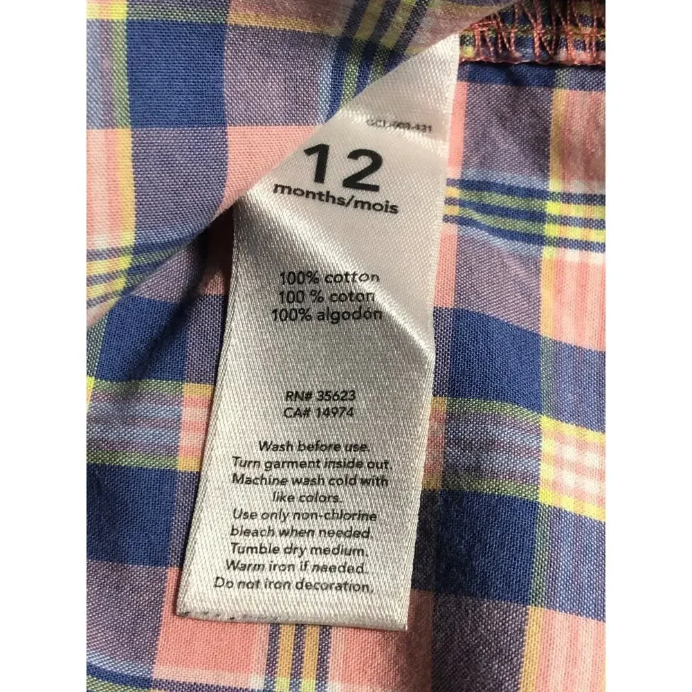 Carter's Toddler Button down shirt sz 12